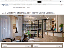 Tablet Screenshot of hotelpiccadillyroma.it